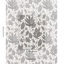 Load image into Gallery viewer, Schumacher Polka Dot Jungle Fabric 181653 / Black &amp; Cream