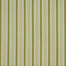 Load image into Gallery viewer, Schumacher Auguste Stripe Fabric 181711 / Ciel &amp; Leaf
