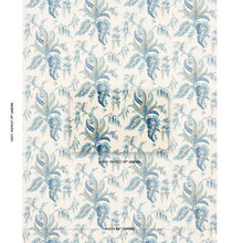 Load image into Gallery viewer, Schumacher Apolline Botanical Fabric 181731 /  Ciel &amp; Marine