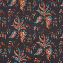 Load image into Gallery viewer, Schumacher Apolline Botanical Fabric 181732 / Rouge &amp; Noir