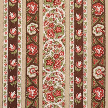 Load image into Gallery viewer, Schumacher Ines Paisley Fabric 181752 / Rose &amp; Cognac
