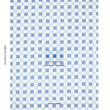 Load image into Gallery viewer, Schumacher Chequer Fabric 181791 / Blue