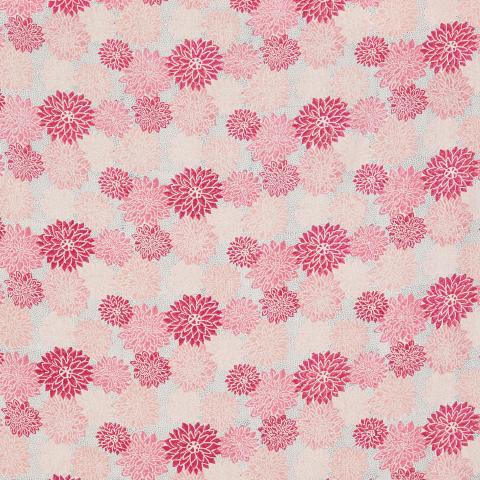Schumacher Dahlia Fabric 181801 / Hot Pink