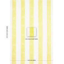 Load image into Gallery viewer, Schumacher Wide Stripe Fabric 181812 / Yellow