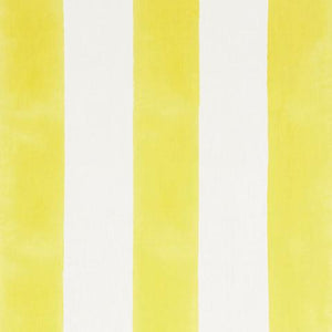 Schumacher Wide Stripe Fabric 181812 / Yellow