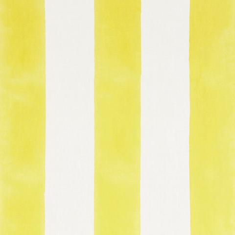 Schumacher Wide Stripe Fabric 181812 / Yellow