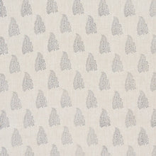 Load image into Gallery viewer, Peacock Linen Hand Blocked Print