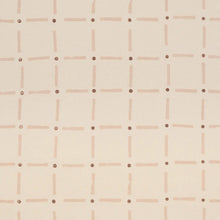 Load image into Gallery viewer, Schumacher Drifting Grid Fabric 181850 / Petal