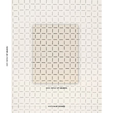 Load image into Gallery viewer, Schumacher Drifting Grid Fabric 181853 / Black