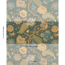 Load image into Gallery viewer, Schumacher Darsy Tree Of Life Fabric 181880 / Juniper