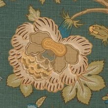 Load image into Gallery viewer, Schumacher Darsy Tree Of Life Fabric 181880 / Juniper