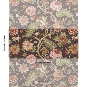 Schumacher Darsy Tree Of Life Fabric 181882 / Sepia