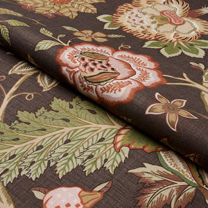 Schumacher Darsy Tree Of Life Fabric 181882 / Sepia