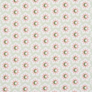 Schumacher Lucie Fabric 181940 / Pink & Green