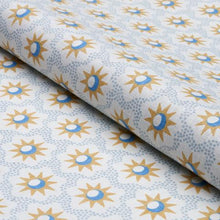 Load image into Gallery viewer, Schumacher Lucie Fabric 181941 / Yellow &amp; Sky