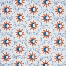 Load image into Gallery viewer, Schumacher Lucie Fabric 181942 / Clay &amp; Blue