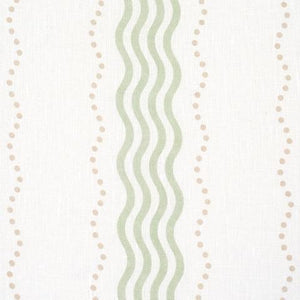 Schumacher Margot Linen Sheer Fabric 182010 / Green