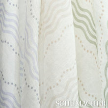 Load image into Gallery viewer, Schumacher Margot Linen Sheer Fabric 182010 / Green