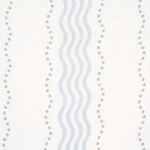 Load image into Gallery viewer, Schumacher Margot Linen Sheer Fabric 182011 / Blue