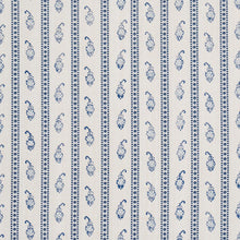 Load image into Gallery viewer, Schumacher Eddie Woven Hand Block Print Fabric 182020 / Blue