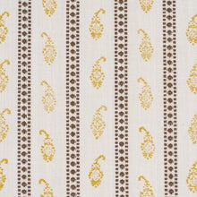 Load image into Gallery viewer, Schumacher Eddie Woven Hand Block Print Fabric 182022 / Yellow