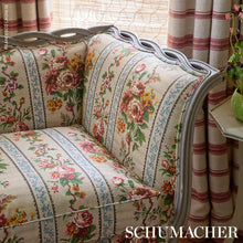 Load image into Gallery viewer, Schumacher Elizabeth Chintz Fabric 182040 / Rose