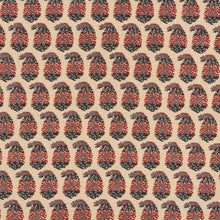 Load image into Gallery viewer, Schumacher Terry Fabric 182061 / Red &amp; Navy