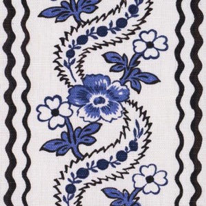 Schumacher Serena Garland Fabric 182070 / Blue