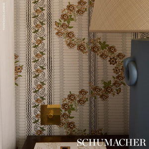 Schumacher Serena Garland Fabric 182071 / Ochre