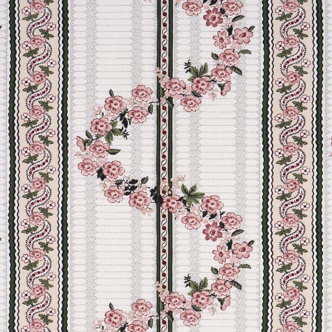 Schumacher Serena Garland Fabric 182072 / Rose