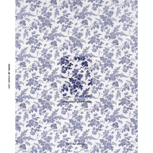 Schumacher Sibyl Chintz Fabric 182082 / Blue