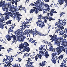 Load image into Gallery viewer, Schumacher Sibyl Chintz Fabric 182082 / Blue