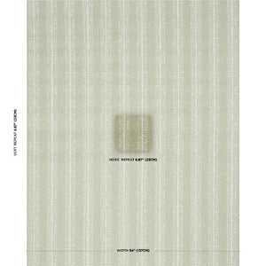 Schumacher Stella Stripe Fabric 182110 / Moss