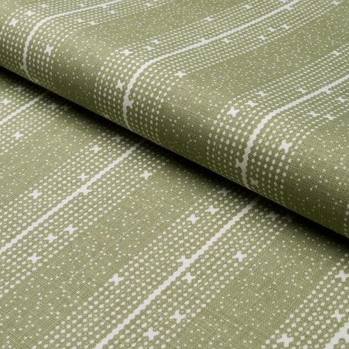 Schumacher Stella Stripe Fabric 182110 / Moss