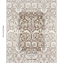 Load image into Gallery viewer, Schumacher Suffolk Damask Fabric 182120 / Brown