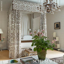 Load image into Gallery viewer, Schumacher Suffolk Damask Fabric 182120 / Brown