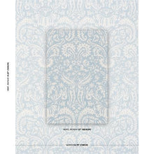 Load image into Gallery viewer, Schumacher Suffolk Damask Fabric 182121 / Blue