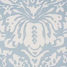 Load image into Gallery viewer, Schumacher Suffolk Damask Fabric 182121 / Blue