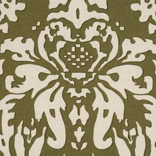 Load image into Gallery viewer, Schumacher Suffolk Damask Fabric 182122 / Olive