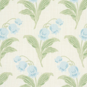 Schumacher Lily Of The Valley Indoor/Outdoor Fabric 182141 / Bluebell