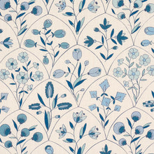 Load image into Gallery viewer, Schumacher Frances Floral Indoor/Outdoor Fabric 182160 / Blues