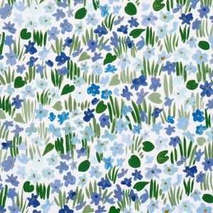 Schumacher Sweet Violette Indoor/Outdoor Fabric 182200 / Blue