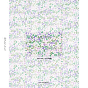 Schumacher Sweet Violette Indoor/Outdoor Fabric 182202 / Pink