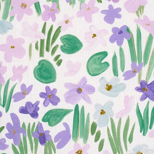 Schumacher Sweet Violette Indoor/Outdoor Fabric 182202 / Pink