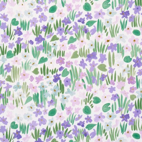 Schumacher Sweet Violette Indoor/Outdoor Fabric 182202 / Pink