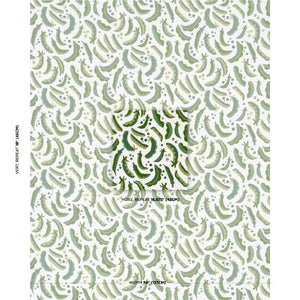Schumacher Sugar Ann Indoor/Outdoor Fabric 182210 / Green