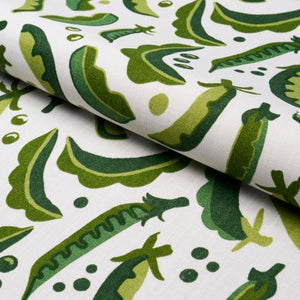 Schumacher Sugar Ann Indoor/Outdoor Fabric 182210 / Green
