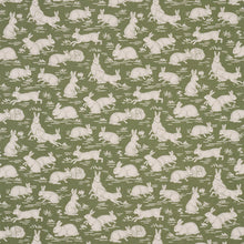 Load image into Gallery viewer, Schumacher Cottontails Fabric 182240 / Moss