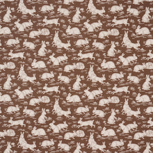 Load image into Gallery viewer, Schumacher Cottontails Fabric 182241 / Chestnut