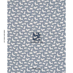 Schumacher Cottontails Fabric 182242 / Indigo